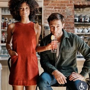 NWT Marine Layer Shift Dress | L | Rosewood